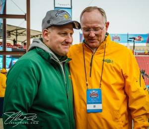 Former NDSU Director of Athletics Gene Taylor hired Chris Klieman in December 2013 and was in Frisco, Texas, to see Klieman win his first championship as a head coach.