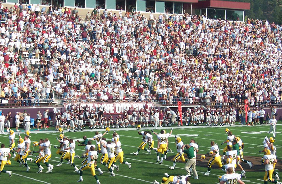 2003 North Dakota State University Bison versus University of Montana Grizzles football game 25-24