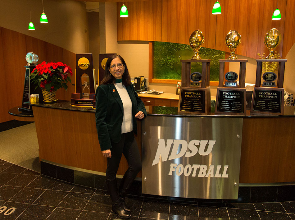 Missouri Valley Football Conference Commissioner Patty Viverito