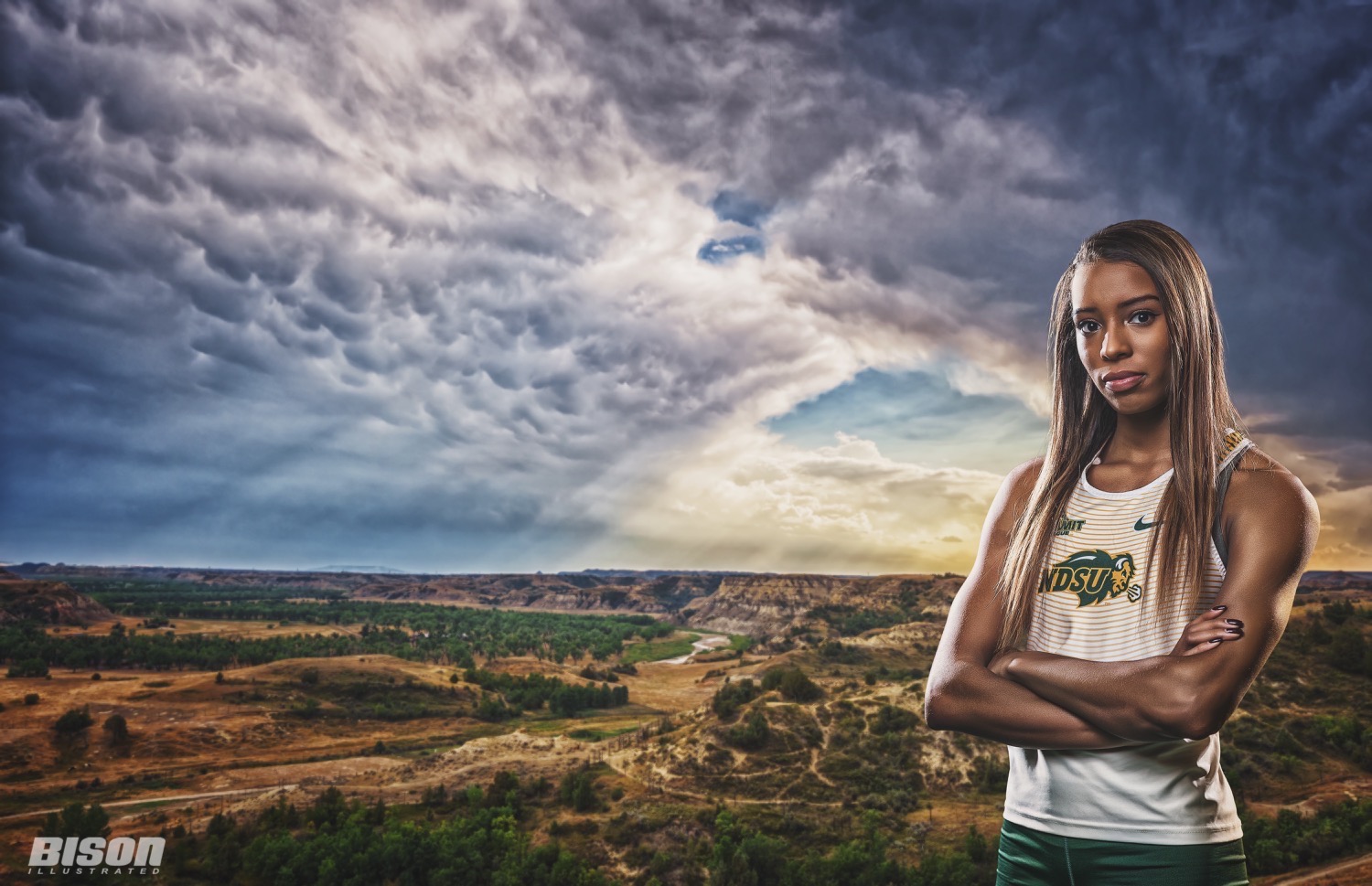 Alexis Woods NDSU track and field